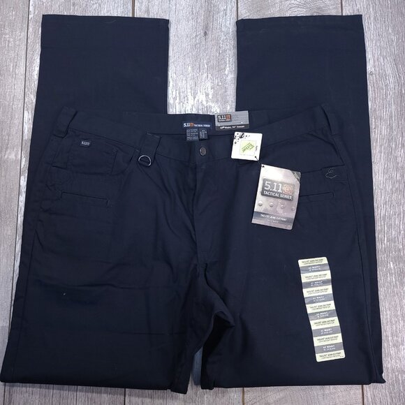 5.11 Tactical Pants Mens 42x36 Navy Taclite Ripstop Jean Cut Mid Rise Straight - Picture 4 of 9